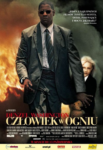 Plakat Filmu Człowiek w ogniu (2004) [Dubbing PL] - Cały Film CDA - Oglądaj online (1080p)